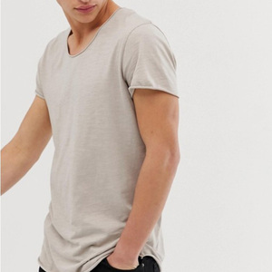 Meilleure qualité T-shirt lavé à l'acide pour hommes Top Trending Full Printed Patches Design Boxy Style Oversize-Low quantité minimale de commande Hommes T-shirts col en v - Product Image 5