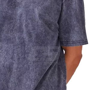 Nouveau Style à manches courtes lavage à l'acide t-shirt faible quantité minimale de commande lavage à l'acide t-shirt vente chaude lavage à l'acide t-shirt de haute qualité - Product Image 6