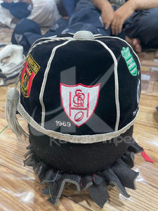 หมวกแก๊ปรักบี้สีแดงปักด้วยทองหมวกรักบี้โลโก้ตามสั่ง - Product Image 5