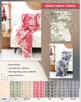 DAFNI BIG PAZAR Couvre-lit en suède tissé jacquard uni teint 100% coton respirant avec pompons 200x230cm, Plaid Piqué