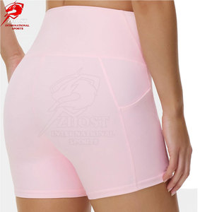 Shorts de yoga les plus vendus, taille haute, pour l'entraînement, le vélo, la course à pied, le fitness, tissu respirant et extensible - Product Image 3