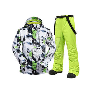 Winter <b>Snow</b> Jacket And Pants Set With Thermal Lining For Outdoor Sports Men Ski <b>Suit</b> In Low Moq - Product Image 1