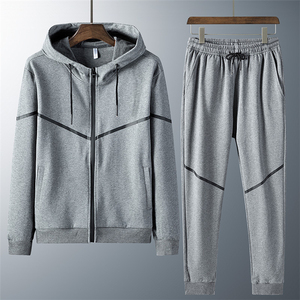 Ensemble de survêtement complet pour homme, haut à capuche, bas, Jogging, Jogging, combinaison, sport, vêtements actifs, Polyester, survêtement pour adultes, nouvelle collection - Product Image 5