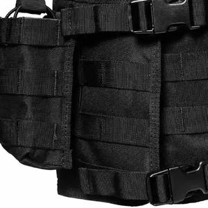 Gilet tactique résistant aux coupures, durable, noir, coupe ajustée, gilets tactiques professionnels à bas prix, Paintball Mag Chest Rig premium - Product Image 5