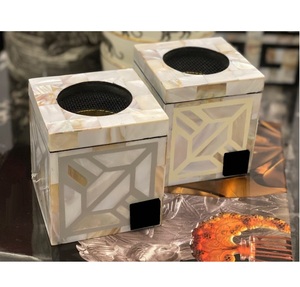 Incrustation de nacre élégante Bakhoor brûleur arabe Ramadan cadeau décoration de la maison Mubkhar brûleur Design design tendance medkhan - Product Image 5