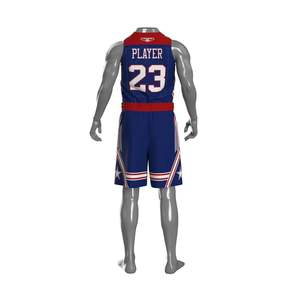 Uniformes de basket-ball de haute qualité pour adultes Kits de basket-ball originaux personnalisés Uniforme de basket-ball avec logo imprimé par sublimation pour hommes - Product Image 6