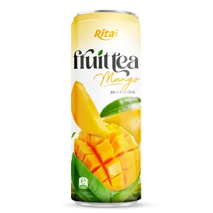 Vietnam üreticisi 330ml Mango lezzet ücretsiz örnek OEM/ ODM ile hamuru ile suyu olabilir