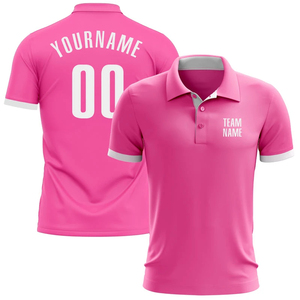 Chemises polo d'été à manches courtes Tops de gymnastique décontractés bon marché Numéro de nom d'équipe personnalisé Sportswear Fitness Chemise respirante Revers unisexe - Product Image 3