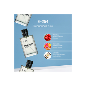 น้ำหอมผู้ชาย Frequence E-254 EDP 50 มล. กลิ่นหอมติดทนนาน กลิ่นเครื่องเทศและผลไม้รสเปรี้ยวทันสมัย - Product Image 4
