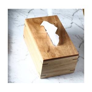 Creative Quality Handmade Luxury Mango Wood Eco-friendly Modern <b>Tissue</b> Napkin Holder Customizable Size Logo for <b>Weddings</b> Events - Product Image 4