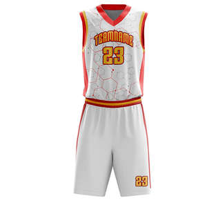 Uniformes de Baloncesto Transpirables con Logotipo Personalizado al por Mayor para Hombres Adultos, Ropa Deportiva de Verano - Product Image 4