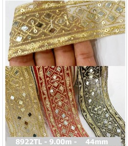 Custom made Premium Handcrafted Embroidered Lace by the Yard. Ideal fashion designer boutique owner or craft enthusiast - Product Image 3