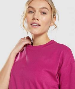 Camiseta de gran tamaño con cordón de Color sólido para mujer, absorción de humedad, sudor, Fitness, correr, características deportivas, diseño OEM, Pakistán - Product Image 5