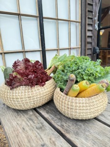 Bols en jonc de mer Lot de 2 Vaisselle Naturelle Décor de Présentation de Repas Produits Vietnamiens en Gros Écologiques - Product Image 4