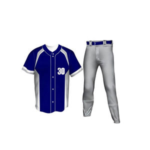 Conjunto de Uniforme de Béisbol y Sóftbol Personalizado de Talla Grande, Último Diseño, Multicolor, 100% Poliéster, Secado Rápido, Transpirable, Pantalones Cortos con Letras - Product Image 6