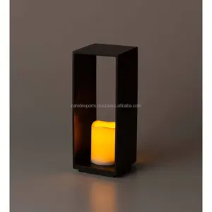 Farol de Madera Hecho a Mano por Diseñador, Decoración Navideña para el Hogar, para Marcas de Hogar de Boutique por Zahid Exports - Product Image 2