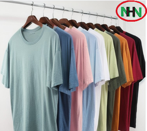 เสื้อเชิ๊ตผู้ชายแบบลำลองเสื้อยืดหลวมโลโก้100% ผ้าฝ้ายออกแบบได้ตามต้องการ - Product Image 6