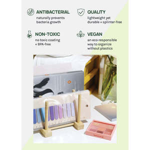 Tendedero Eléctrico de Bambú para el Hogar, Viajes, Secado, Almacenamiento de Ropa, Zapatos, Especias, Herramientas, Tendedero Eléctrico para Cocina, Armario, Baño - Product Image 6