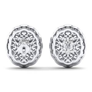 REYES Haute Qualité Mode 14K 18K 22K Or Moissanite Boucles D'oreilles Certifiées Femmes Mariage Fiançailles Fine Jewelry for Women - Product Image 4