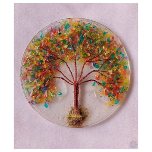 En gros Meilleure Qualité Naturel De Guérison Orgone Dessous De Verre Pierres Précieuses Pierre Chips pour La Décoration De La Maison Tranche Meilleur Prix Élégant Amour - Product Image 3