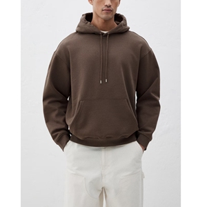 Sudadera con capucha de lana con cremallera y logotipo personalizado unisex, ropa de calle básica de mezcla de algodón de alta calidad para hombres y mujeres - Product Image 1