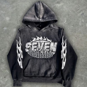 Venta al por mayor de los hombres de alta calidad transpirable chándal nuevo diseño personalizado ácido lavado sublimación Sudadera con capucha conjunto XL tamaño de invierno ropa deportiva - Product Image 4