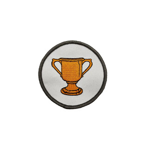 Best Affordable Price Heat <b>Press</b> Custom Badge Embroidery Patch Top Selling Embroidery <b>Iron</b> on Patch Applique for Clothing - Product Image 1