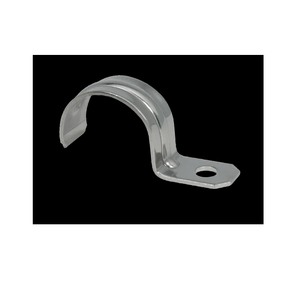 Abrazadera de un orificio Estructura de acero Abrazadera de soporte de tubería de acero galvanizado Clips de fijación rápida Juego de conductos eléctricos Conector de tornillo - Product Image 1