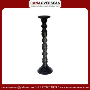 Bougeoir en bois décoratif d'aspect moderne sculpté à la main bougeoir en bois pour la décoration de la maison de fournisseur de confiance - Product Image 4