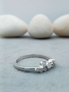 Custom Fancy Solitaire 100% Satisfacción 14K 18K Oro Compromiso Boda Diamante Anillo VVS Lab Grown 925 Plata Regalos Fiestas - Product Image 4