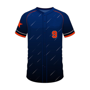 Conjuntos de uniformes de béisbol para hombre, ropa deportiva impresa por sublimación, diseño de logotipo personalizado de alta calidad, uniformes de béisbol de poliéster 100% - Product Image 3