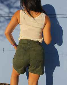 กางเกงยีนส์ขาสั้นผ้าฝ้ายขนาดสั่งทำตามแบบทันสมัย งานฝีมืออื่นๆ งานฝีมือ MS - Product Image 3