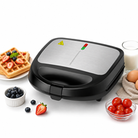 Machine à gaufres belges double antiadhésive électrique, idéale pour la maison, la cuisine et les cafés – Nouveauté très prisée