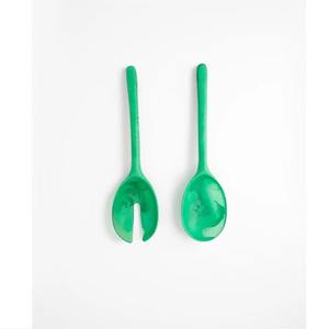 Handcrafted Resin Salad & <b>Serving</b> <b>Spoon</b> Set, Luxury Eco Friendly Tableware for Kitchen, Dining, Party & Gift Use - Product Image 5