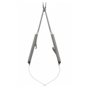 Portaagujas de microbayoneta para operaciones oculares de instrumentos quirúrgicos médicos de alta calidad en stock de 8 pulgadas - Product Image 1