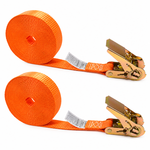 Ratchet Tie Down Strap Polyester 25mm 800kg Wear Resistant Adjustable Length for Truck <b>Cargo</b> Lashing Private Label OEM Supply - Product Image 6