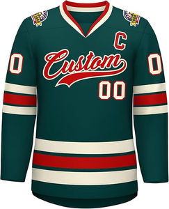 Uniforme de Hockey sobre Hielo Personalizado con Diseño de Bandera, Antibacterial, Transpirable, Bordado con Logotipo Personalizado, Exportador Mayorista - Product Image 6