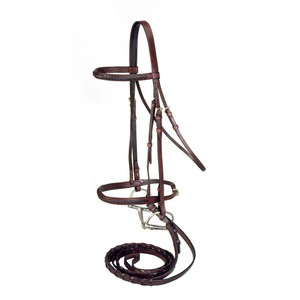 Brida de cuero de snaffle de caballo de moda de alta calidad - Product Image 4