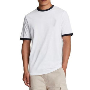 Personnalisé Votre Tri-blend Ringer T Shirt Hommes Mélange Ringspun Crewneck Ringer Soft T Shirt - Product Image 4