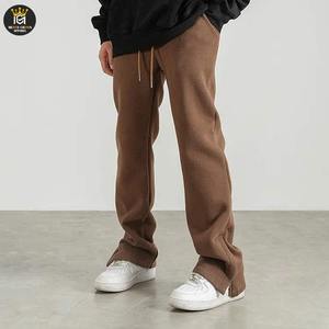 Pantalón acampanado de alta calidad Raw Edge Jogger pantalones de chándal Patchwork Graffiti elástico hombres pantalones acampanados 2026 - Product Image 4