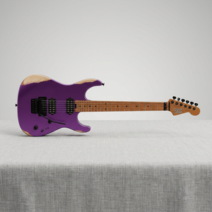 กีตาร์ไฟฟ้าระดับมืออาชีพ พร้อมระบบ Floyd Rose Tremolo ตัวบอดี้ทำจากไม้ Alder แข็งแรง คอทำจากไม้ Roasted Maple  พร้อมฮัมบัคเกอร์ SBS Alnico II รุ่น Steel VS260 - Product Image 1