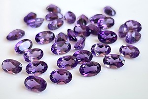 Amatista Natural Oval 4x6mm Corte Facetado-Amatista Púrpura Suelta Calidad Superior - Product Image 6