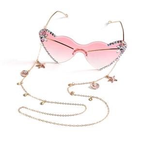 สายคล้องแว่นตาแฟชั่นโลหะลายเรียบกันลื่น ขายดี 75 ซม. - Product Image 4