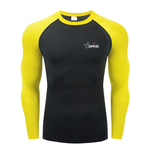 Camisetas de Compresión para Hombre, Ligeras, Corte Regular, Color Personalizado, Alta Calidad, Sólidas, Transpirables, Manga Corta - Product Image 1