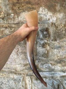 Cuerno Medieval Vikingo Natural 100% Hecho a Mano Diseño Único y Cuerno para Beber Cerveza Barato A LA Venta - Product Image 3