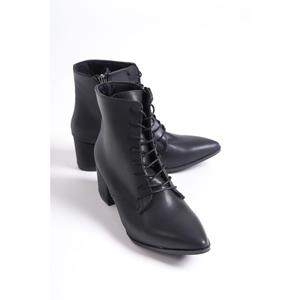 Stivali a punta marrone marrone chiaro con tacco classico da donna - Product Image 4