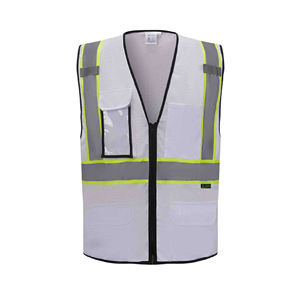 เสื้อกั๊กนิรภัยสีเหลืองสำหรับผู้ชาย ราคาโรงงาน สีพื้น คุณภาพพรีเมียม ผลิตจากโพลีเอสเตอร์ รับทำโลโก้ตามสั่งจากบังกลาเทศ - Product Image 6