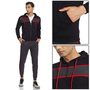 Servicio de Chándales de Invierno Personalizados para Hombre 2025, Color Sólido, 100% Poliéster, Casual, Transpirable, Diseño 2 en 1 con Forro Polar - Product Image 6