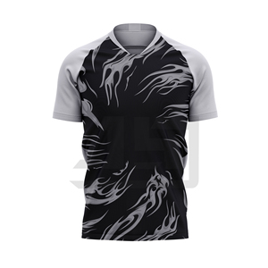 เสื้อฟุตบอลกีฬาแบบสั้น แห้งเร็ว ทนทาน พิมพ์ลายได้ตามต้องการ พร้อมชื่อทีม สำหรับฝึกซ้อมและแข่งขัน - Product Image 5