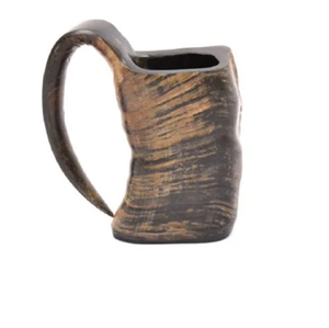 Jarra de cuerno de búfalo de estilo vikingo Premium para amantes de la cerveza y la hidromiel, taza Lager, taza nórdica de búfalo para beber, taza de cuerno vikingo al por mayor - Product Image 2